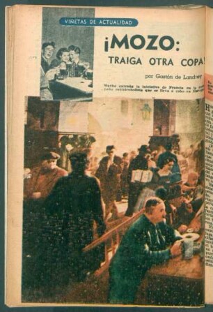 ¡Mozo: traiga otra copa! : Viñetas de actualidad
