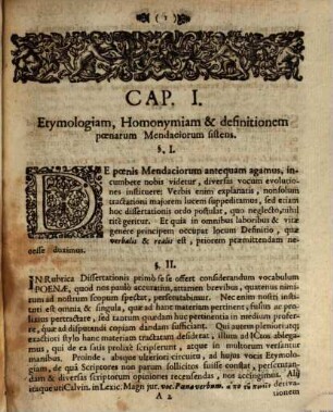 Diss. inaug. iur. exhibens poenas mendaciorum