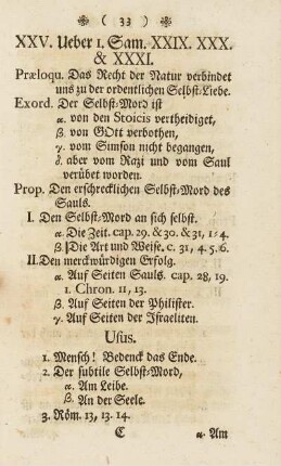 XXV. Ueber I. Sam. XXIX. XXX. & XXXI.