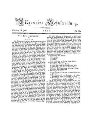 Der Zeichenunterricht