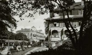 Bautzner Landstraße. Blick gegen Dr. Lahmanns Sanatorium