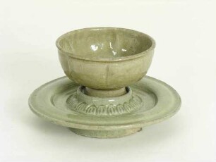 Tasse "Jan" 잔 mit Untersatz "Jantak" 잔탁