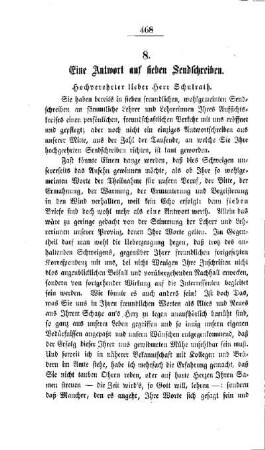 Eine Antwort auf sieben Sendschreiben