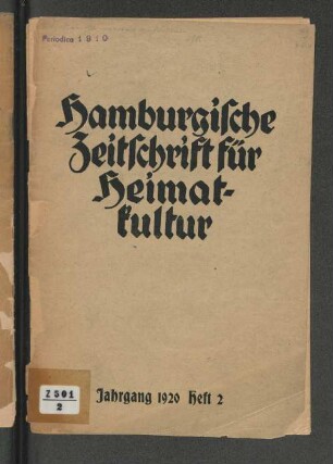Jahrgang 1920, Heft 2