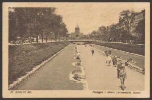Ansichtskarte "Anlagen im ehemaligen Luisenstädtischen Kanal“