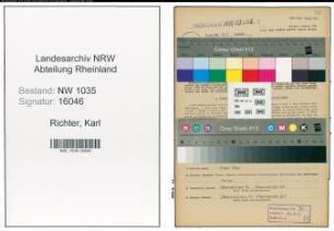 Entnazifizierung Karl Richter , geb. 23.06.1901 (Maschinentechniker)