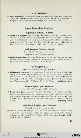 Gemälde alter Meister (Nr. 132-185)