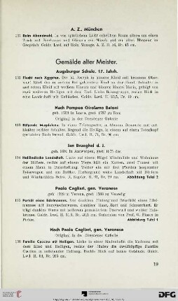 Gemälde alter Meister (Nr. 132-185)
