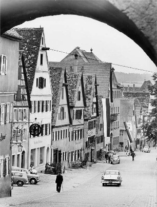 Dinkelsbühl. Mittelfranken. Ansicht der historischen Altstadt