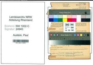 Entnazifizierung Paul Austein, geb. 12.04.1903 (Kaufmann)