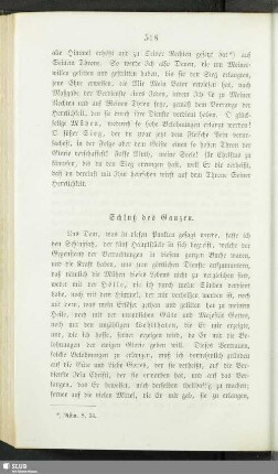 Schluß des Ganzen