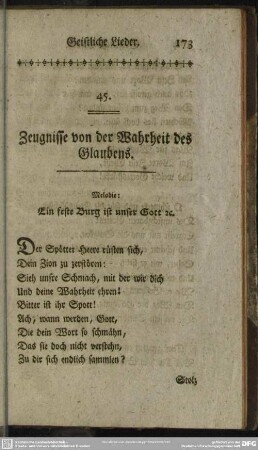 45. Zeugnisse von der Wahrheit des Glaubens