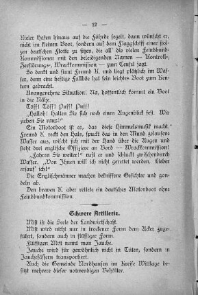 Schwere Artillerie.