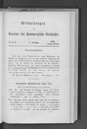 No. 1/2, 1888. Januar/Februar.
