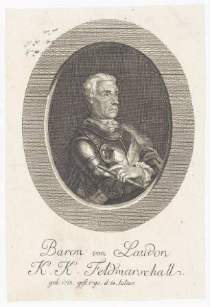 Bildnis des Gideon Ernst von Laudon