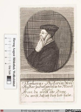 Bildnis Stephan Praetorius