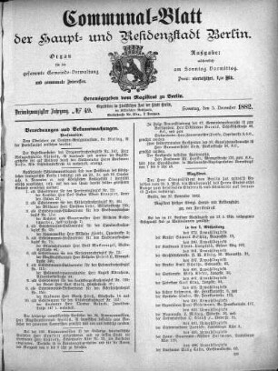1882,49: No. 49, 3. Dezember 1882