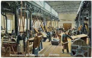 Maschinenfabrik Karl Krause, Leipzig : Schleiferei