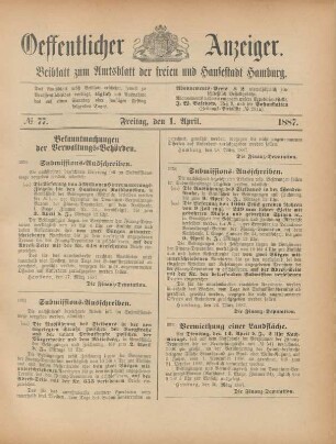 1. April-30. Juni = No. 77-150