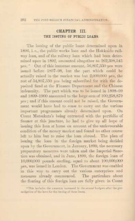 Chapter III. The issuing of public loans
