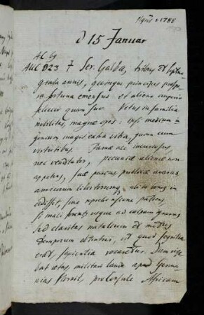 180r-201v, 15. Januar 1788: 823 gest. Ser. Galba... - 16. Januar 1788: 1782 gest. Gf. Schimmelmann