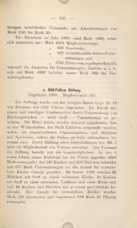 n) Odd-Fellow Stiftung.
