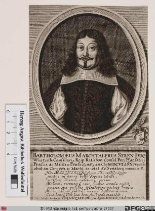 Bildnis Bartholomäus Marchtaler