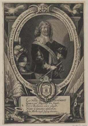 Bildnis des Ioannes Franciscus de Barbitz, Baron von Fernamont
