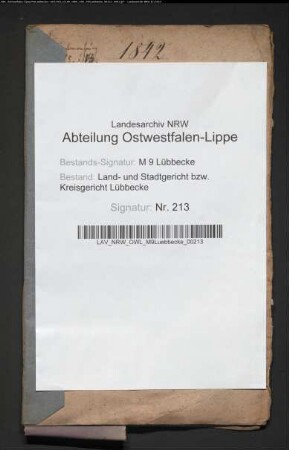 Erblasser: Brüning, Friedrich: