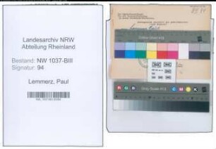 Entnazifizierung Paul Lemmerz , geb. 06.02.1907 (Unternehmer)