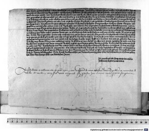 Mandat zur Verleihung des vereinigten Herzogtums Jülich an Herzog Gerhard : Judenburg, 1469.03.09.