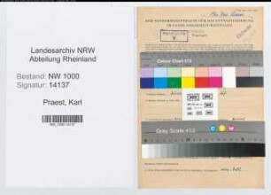 Entnazifizierung Karl Praest, geb. 25.05.1911 (Postassistent)