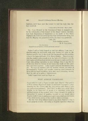 West African Negroland. By Lady Lugard.