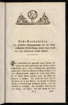 215-225, Erste - Vierte Beobachtung.