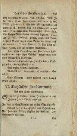 VI. Dietzschische Kunstsammlung