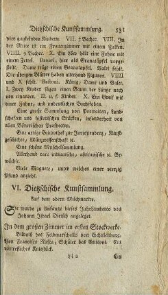 VI. Dietzschische Kunstsammlung