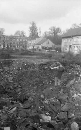 Gelände des ehemaligen Marstalls an der Ostseite des Schloßplatzes.