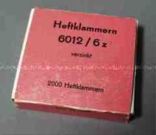 Heftklammern, Päckchen