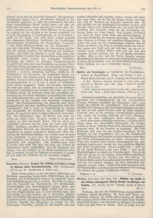 303-304 [Rezension] Hammler, Richard, Gregors VII. Stellung zu Frieden u. Krieg im Rahmen seiner Gesamtanschauung