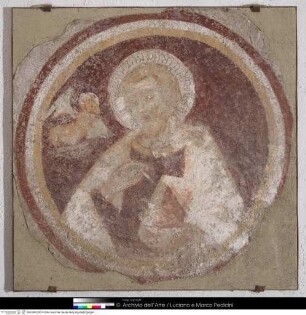 Christus und die Evangelisten, Lukas