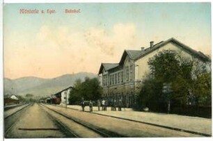 Klösterle. Bahnhof