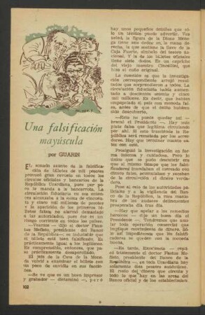 Una falsificación mayúscula