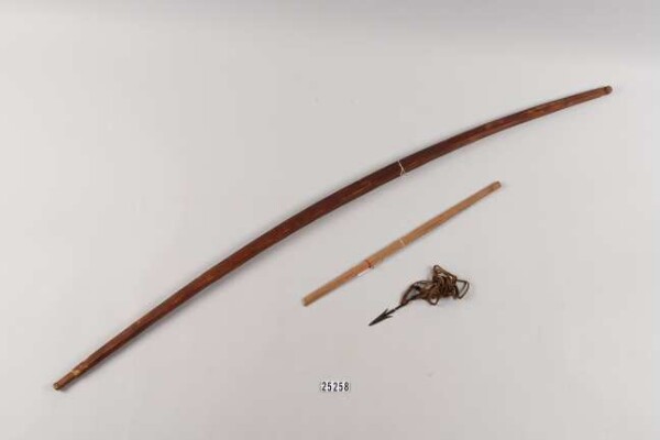 Adjustable bow with harpoon tip