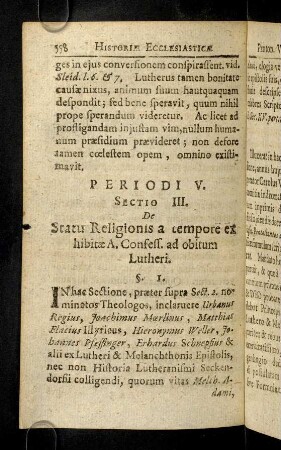 558-569, Sectio III § 1 - 12