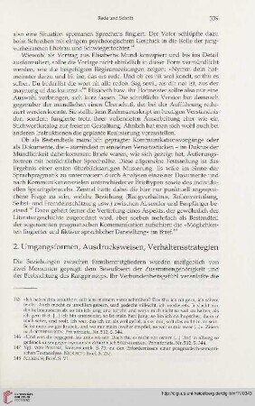 2. Umgangsformen, Ausdrucksweisen, Verhaltensstrategien