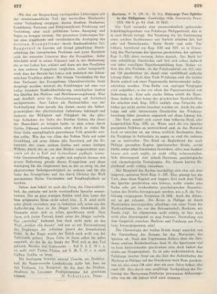 278-279 [Rezension] Harrison, Percy N., Polycarp's two epistles to the Philippians