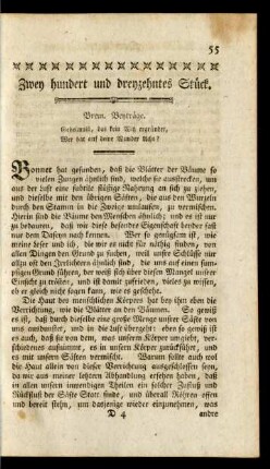 Zwey hundert und dreyzehntes Stück