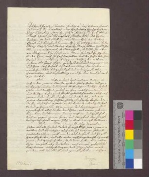 Joseph Ignaz Streicher reversiert als Kanzleiverwalter der Deutsch-Ordens-Kommende Beuggen.