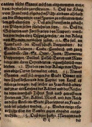 Lang-Verlangte FriedensTractaten Zwischen Unterschiedlichen Bißhero Kriegenden Hohen Potentaten