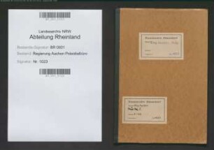 Lagebericht der Gestapo-Stelle Aachen für den Monat Februar 1934. (Überdruck).